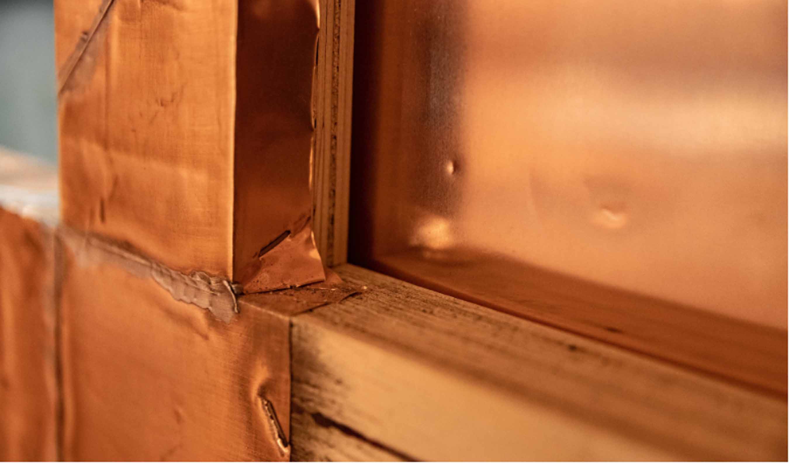 Détail constructif de la cage de Faraday d'une salle IRM
