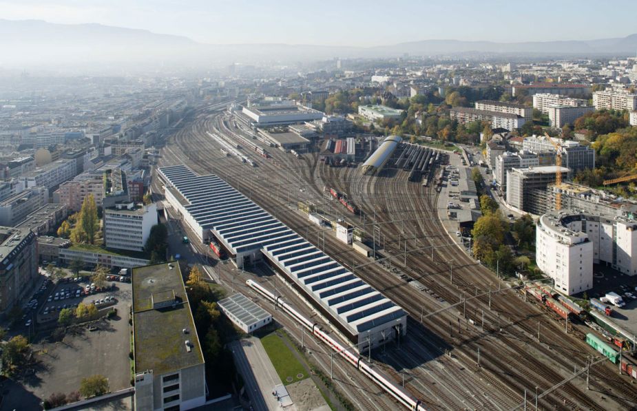 Centre d'entretien des trains de Genève - projet préféré d'Anthony Rey, bureau MAT Architecture